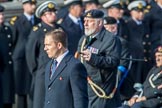 The Army Dog Unit Northern Ireland (RAVC) Association (Group B3, 38 members) during the Royal British Legion March Past on Remembrance Sunday at the Cenotaph, Whitehall, Westminster, London, 11 November 2018, 12:05.
