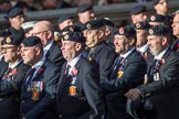 Royal Engineers Bomb Disposal Association (Group B5, 60 members) during the Royal British Legion March Past on Remembrance Sunday at the Cenotaph, Whitehall, Westminster, London, 11 November 2018, 12:06.