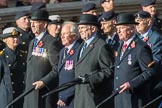 Royal Signals Association (Group B6, 49 members) during the Royal British Legion March Past on Remembrance Sunday at the Cenotaph, Whitehall, Westminster, London, 11 November 2018, 12:06.