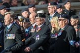 Royal Signals Association (Group B6, 49 members) during the Royal British Legion March Past on Remembrance Sunday at the Cenotaph, Whitehall, Westminster, London, 11 November 2018, 12:06.