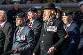 The Royal Lancers (Group B22, 24 members) during the Royal British Legion March Past on Remembrance Sunday at the Cenotaph, Whitehall, Westminster, London, 11 November 2018, 12:10.