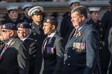 The 16th/5th Queen's Royal Lancers OCA (Group B23, 39 members) during the Royal British Legion March Past on Remembrance Sunday at the Cenotaph, Whitehall, Westminster, London, 11 November 2018, 12:11.
