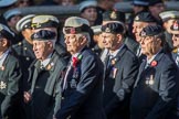 17th/21st Lancers (Death or Glory Boys) Veterans Association (Group B24, 35 members) during the Royal British Legion March Past on Remembrance Sunday at the Cenotaph, Whitehall, Westminster, London, 11 November 2018, 12:11.