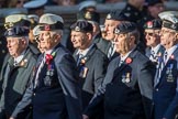17th/21st Lancers (Death or Glory Boys) Veterans Association (Group B24, 35 members) during the Royal British Legion March Past on Remembrance Sunday at the Cenotaph, Whitehall, Westminster, London, 11 November 2018, 12:11.