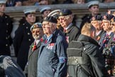 Beachley Old Boys' Association (BOBA) (Group B25, 29 members) during the Royal British Legion March Past on Remembrance Sunday at the Cenotaph, Whitehall, Westminster, London, 11 November 2018, 12:11.