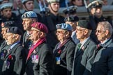Arborfield Old Boys Association (Group B26, 29 members) during the Royal British Legion March Past on Remembrance Sunday at the Cenotaph, Whitehall, Westminster, London, 11 November 2018, 12:11.