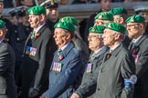 Intelligence Corps Association (Group B29, 35 members) during the Royal British Legion March Past on Remembrance Sunday at the Cenotaph, Whitehall, Westminster, London, 11 November 2018, 12:12.