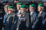 Intelligence Corps Association (Group B29, 35 members) during the Royal British Legion March Past on Remembrance Sunday at the Cenotaph, Whitehall, Westminster, London, 11 November 2018, 12:12.