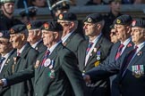 50 FD SQN (CONST) Royal Engineers (Group B30, 35 members) during the Royal British Legion March Past on Remembrance Sunday at the Cenotaph, Whitehall, Westminster, London, 11 November 2018, 12:12.