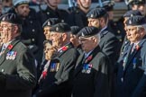 3rd Regiment Royal Horse Artillery Past and Present(Group B33, 70 members) during the Royal British Legion March Past on Remembrance Sunday at the Cenotaph, Whitehall, Westminster, London, 11 November 2018, 12:12.