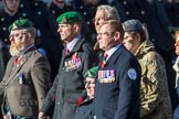 Adjutant General Corps (Group B34, 13 members) during the Royal British Legion March Past on Remembrance Sunday at the Cenotaph, Whitehall, Westminster, London, 11 November 2018, 12:13.