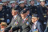The Royal Artillery Association (Group B35, 32 members) during the Royal British Legion March Past on Remembrance Sunday at the Cenotaph, Whitehall, Westminster, London, 11 November 2018, 12:13.