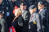 The Royal Artillery Association (Group B35, 32 members) during the Royal British Legion March Past on Remembrance Sunday at the Cenotaph, Whitehall, Westminster, London, 11 November 2018, 12:13.