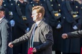 The Royal Artillery Association (Group B35, 32 members) during the Royal British Legion March Past on Remembrance Sunday at the Cenotaph, Whitehall, Westminster, London, 11 November 2018, 12:13.
