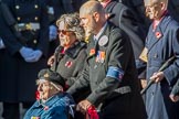 The Reconnaissance Corps Association (Group B37, 4 members) during the Royal British Legion March Past on Remembrance Sunday at the Cenotaph, Whitehall, Westminster, London, 11 November 2018, 12:13.