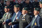 The Queen's Royal Hussars Regimental Association (Group B39, 19 members) during the Royal British Legion March Past on Remembrance Sunday at the Cenotaph, Whitehall, Westminster, London, 11 November 2018, 12:13.