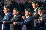 The Queen's Royal Hussars Regimental Association (Group B39, 19 members) during the Royal British Legion March Past on Remembrance Sunday at the Cenotaph, Whitehall, Westminster, London, 11 November 2018, 12:13.