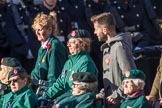 The Queen's Royal Hussars Regimental Association (Group B39, 19 members) during the Royal British Legion March Past on Remembrance Sunday at the Cenotaph, Whitehall, Westminster, London, 11 November 2018, 12:13.