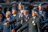 Royal Air Forces Association (Group C1, 155 members) during the Royal British Legion March Past on Remembrance Sunday at the Cenotaph, Whitehall, Westminster, London, 11 November 2018, 12:14.