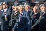 Royal Air Forces Association (Group C1, 155 members) during the Royal British Legion March Past on Remembrance Sunday at the Cenotaph, Whitehall, Westminster, London, 11 November 2018, 12:14.