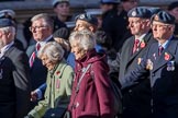 Royal Air Forces Association (Group C1, 155 members) during the Royal British Legion March Past on Remembrance Sunday at the Cenotaph, Whitehall, Westminster, London, 11 November 2018, 12:14.