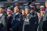 Royal Air Forces Association (Group C1, 155 members) during the Royal British Legion March Past on Remembrance Sunday at the Cenotaph, Whitehall, Westminster, London, 11 November 2018, 12:14.