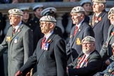 Royal Air Force Police Association (Group C2, 60 members) during the Royal British Legion March Past on Remembrance Sunday at the Cenotaph, Whitehall, Westminster, London, 11 November 2018, 12:14.