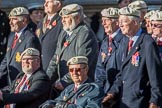 Royal Air Force Police Association (Group C2, 60 members) during the Royal British Legion March Past on Remembrance Sunday at the Cenotaph, Whitehall, Westminster, London, 11 November 2018, 12:14.