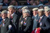 Royal Air Force Police Association (Group C2, 60 members) during the Royal British Legion March Past on Remembrance Sunday at the Cenotaph, Whitehall, Westminster, London, 11 November 2018, 12:14.