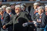 Royal Air Force Police Association (Group C2, 60 members) during the Royal British Legion March Past on Remembrance Sunday at the Cenotaph, Whitehall, Westminster, London, 11 November 2018, 12:14.