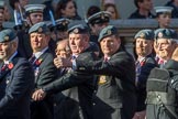 Royal Air Force Regiment Association (Group C3, 175 members) during the Royal British Legion March Past on Remembrance Sunday at the Cenotaph, Whitehall, Westminster, London, 11 November 2018, 12:14.