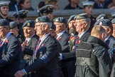 Royal Air Force Regiment Association (Group C3, 175 members) during the Royal British Legion March Past on Remembrance Sunday at the Cenotaph, Whitehall, Westminster, London, 11 November 2018, 12:15.