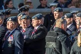 Royal Air Force Regiment Association (Group C3, 175 members) during the Royal British Legion March Past on Remembrance Sunday at the Cenotaph, Whitehall, Westminster, London, 11 November 2018, 12:15.