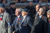 7 Squadron Association (Group C8, 20 members) during the Royal British Legion March Past on Remembrance Sunday at the Cenotaph, Whitehall, Westminster, London, 11 November 2018, 12:15.