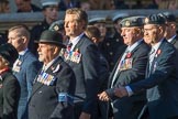 7 Squadron Association (Group C8, 20 members) during the Royal British Legion March Past on Remembrance Sunday at the Cenotaph, Whitehall, Westminster, London, 11 November 2018, 12:15.