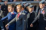 7 Squadron Association (Group C8, 20 members) during the Royal British Legion March Past on Remembrance Sunday at the Cenotaph, Whitehall, Westminster, London, 11 November 2018, 12:15.6.