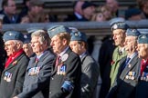 RAF 8 Squadron Association (Group C9, 12 members) during the Royal British Legion March Past on Remembrance Sunday at the Cenotaph, Whitehall, Westminster, London, 11 November 2018, 12:16.