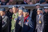 RAF 8 Squadron Association (Group C9, 12 members) during the Royal British Legion March Past on Remembrance Sunday at the Cenotaph, Whitehall, Westminster, London, 11 November 2018, 12:16.