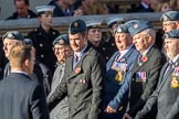 RAFDFSA (Group C11, 22 members) during the Royal British Legion March Past on Remembrance Sunday at the Cenotaph, Whitehall, Westminster, London, 11 November 2018, 12:16.