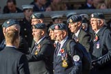 RAFDFSA (Group C11, 22 members) during the Royal British Legion March Past on Remembrance Sunday at the Cenotaph, Whitehall, Westminster, London, 11 November 2018, 12:16.