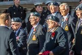 RAFDFSA (Group C11, 22 members) during the Royal British Legion March Past on Remembrance Sunday at the Cenotaph, Whitehall, Westminster, London, 11 November 2018, 12:16.