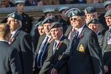 Units of the Far East Air Force (Group C13, 18 members) during the Royal British Legion March Past on Remembrance Sunday at the Cenotaph, Whitehall, Westminster, London, 11 November 2018, 12:16.