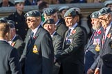 Royal Air Force Mountain Rescue Association (Group C12, 32 members) during the Royal British Legion March Past on Remembrance Sunday at the Cenotaph, Whitehall, Westminster, London, 11 November 2018, 12:16.