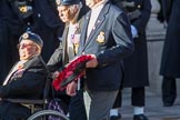 Air Sea Rescue and Marine Craft Section Club (Royal Air Force) (Group C19, 12 members) during the Royal British Legion March Past on Remembrance Sunday at the Cenotaph, Whitehall, Westminster, London, 11 November 2018, 12:17.