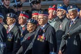 Federation of Royal Air Force Apprentices and Boy Entrants (Group C20, 68 members) during the Royal British Legion March Past on Remembrance Sunday at the Cenotaph, Whitehall, Westminster, London, 11 November 2018, 12:17.