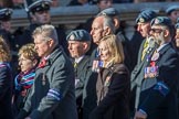Royal Air Force Survival Equipment (squippers) Association (Group C23, 50 members) during the Royal British Legion March Past on Remembrance Sunday at the Cenotaph, Whitehall, Westminster, London, 11 November 2018, 12:18.
