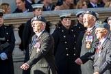 Harrier Force Association (Group C25, 100 members) during the Royal British Legion March Past on Remembrance Sunday at the Cenotaph, Whitehall, Westminster, London, 11 November 2018, 12:18.