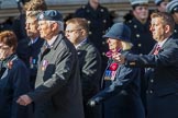 84 Squadron Association (Group C29, 15 members) during the Royal British Legion March Past on Remembrance Sunday at the Cenotaph, Whitehall, Westminster, London, 11 November 2018, 12:19.