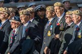 The RAF Masirah & RAF Salalah Veterans Association (Group C35, 20 members) during the Royal British Legion March Past on Remembrance Sunday at the Cenotaph, Whitehall, Westminster, London, 11 November 2018, 12:19.