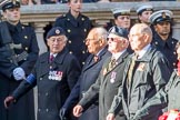 British Nuclear Tests Veterans Association  (Group D5, 30 members) during the Royal British Legion March Past on Remembrance Sunday at the Cenotaph, Whitehall, Westminster, London, 11 November 2018, 12:21.
